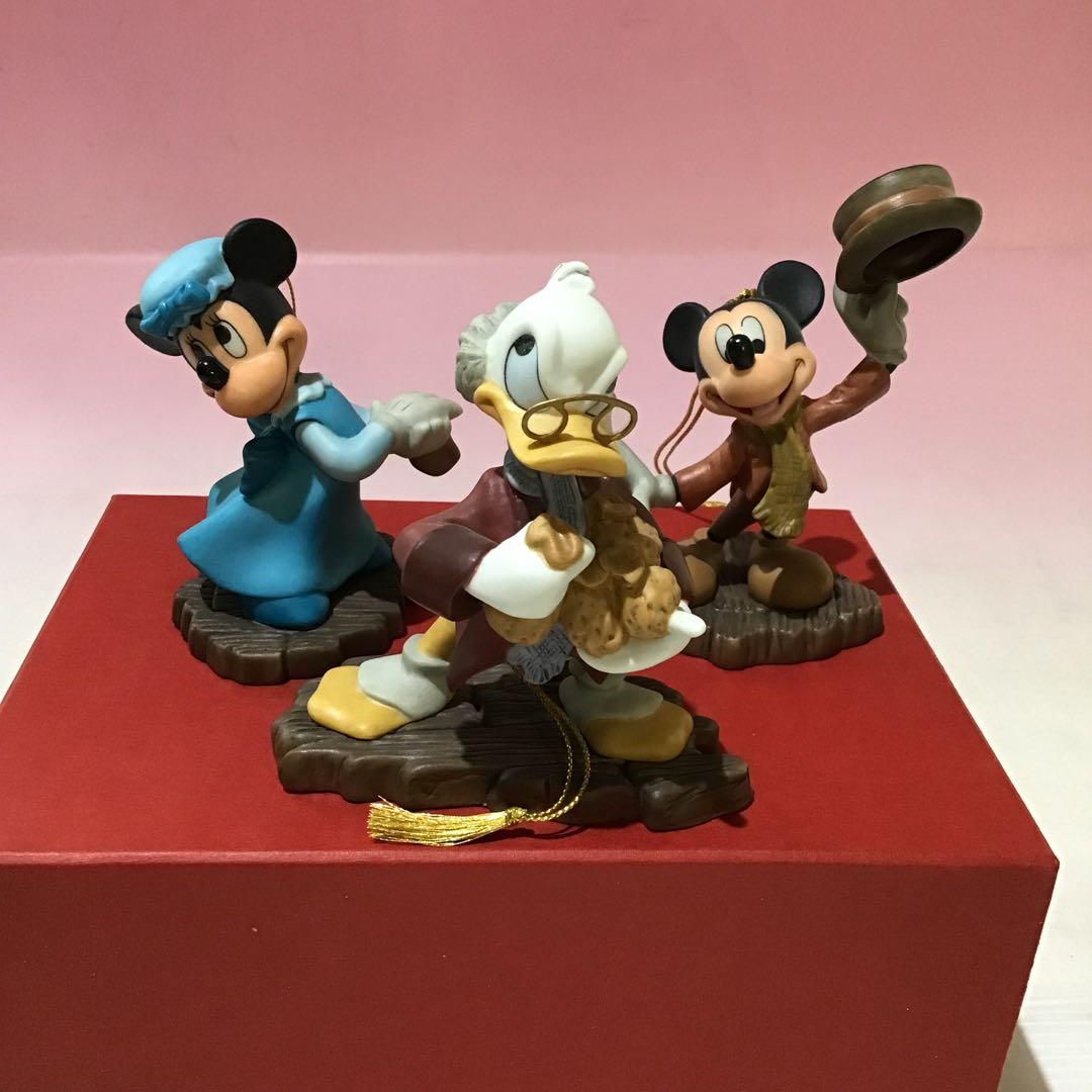 WDCC デズニー クラシック オーナメント 3個　スクルージ伯父 ミニー