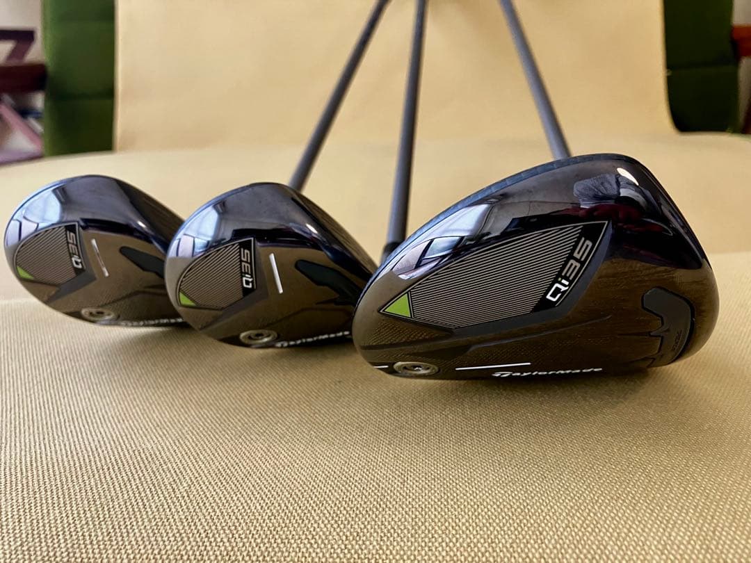 Qi35 ３本セット 5レスキュー、4レスキュー、5ウッド　フレックスR