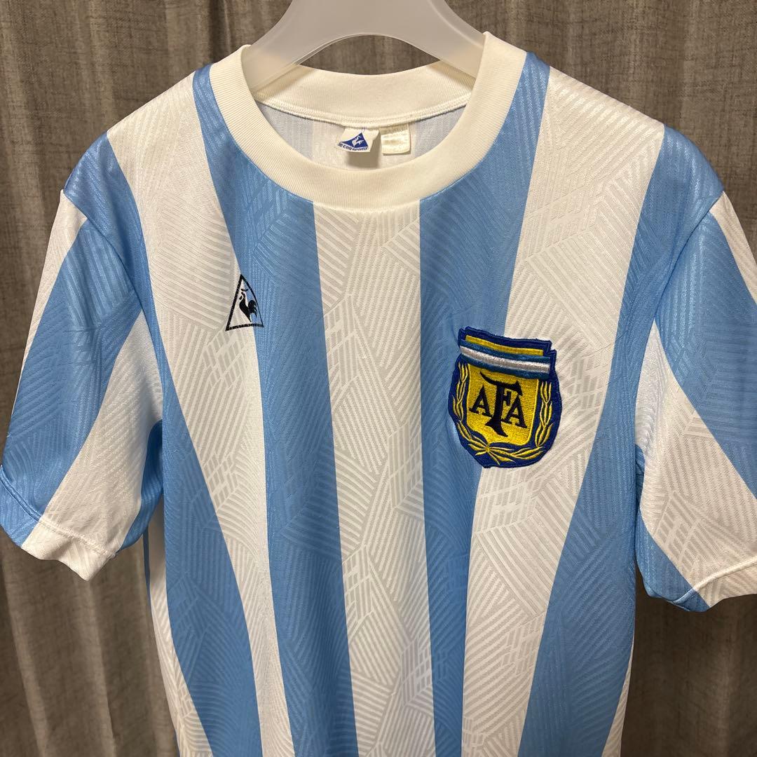 【貴重】アルゼンチン代表ユニフォーム　86ワールドカップ優勝　ルコック復刻モデル