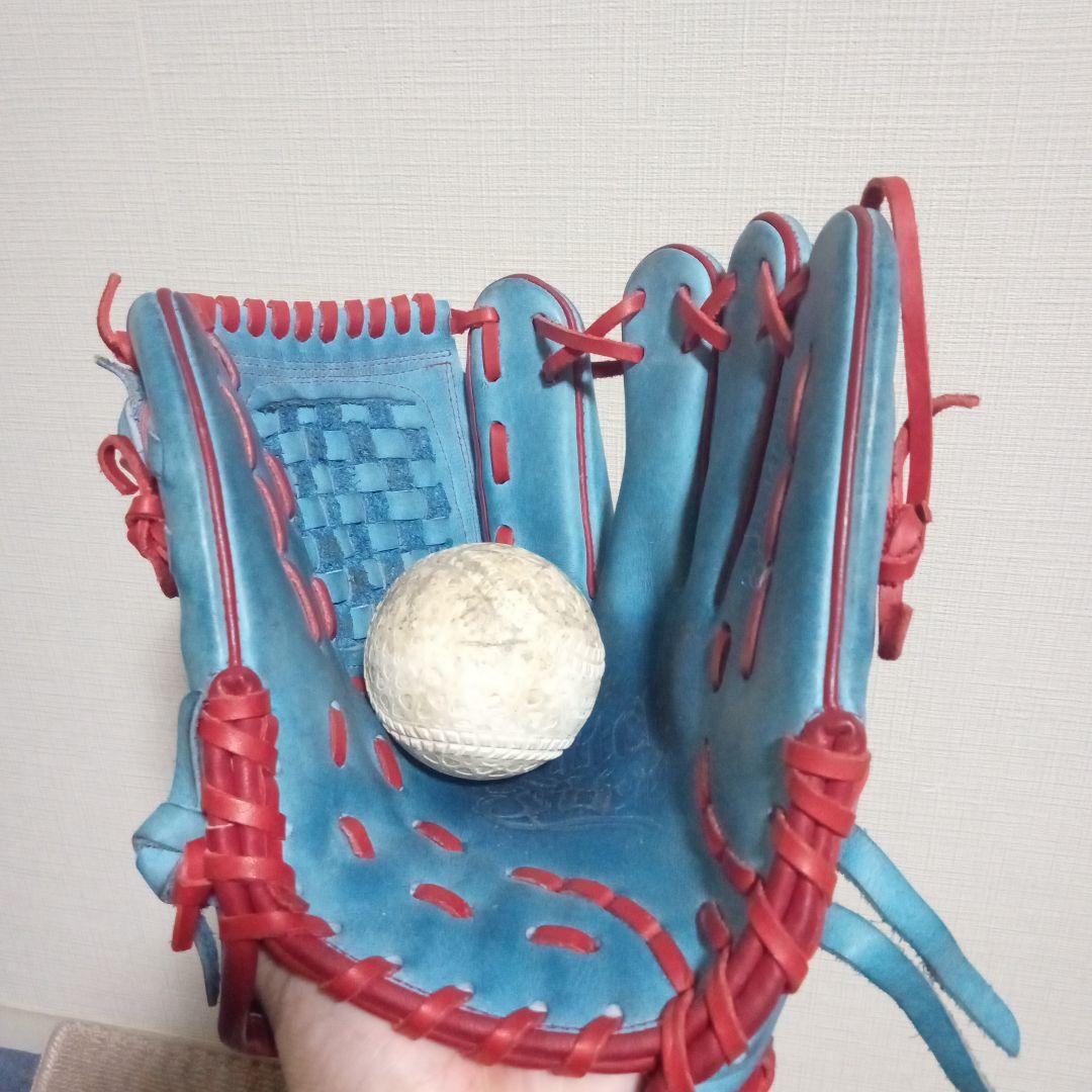 Fires 軟式グローブ 水色グローブ　大人用　内野用