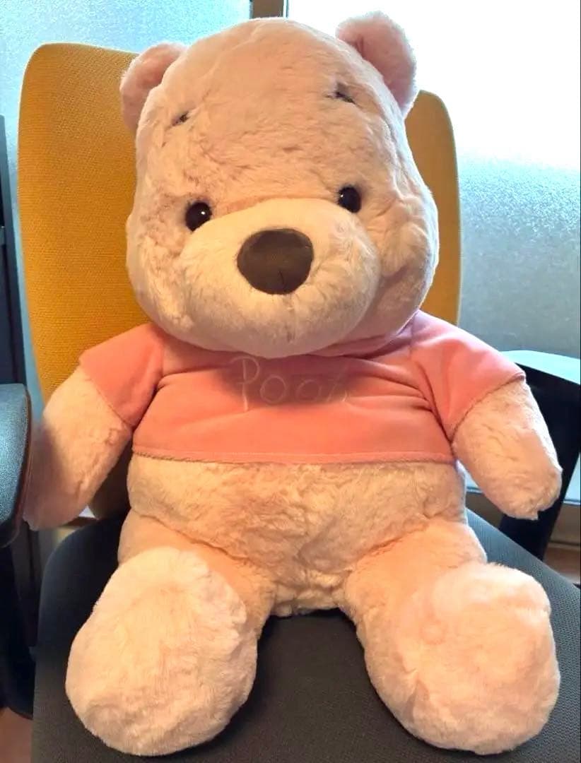 桜プーさん　ぬいぐるみ　特大　初代　スーパーBIG 希少　レア