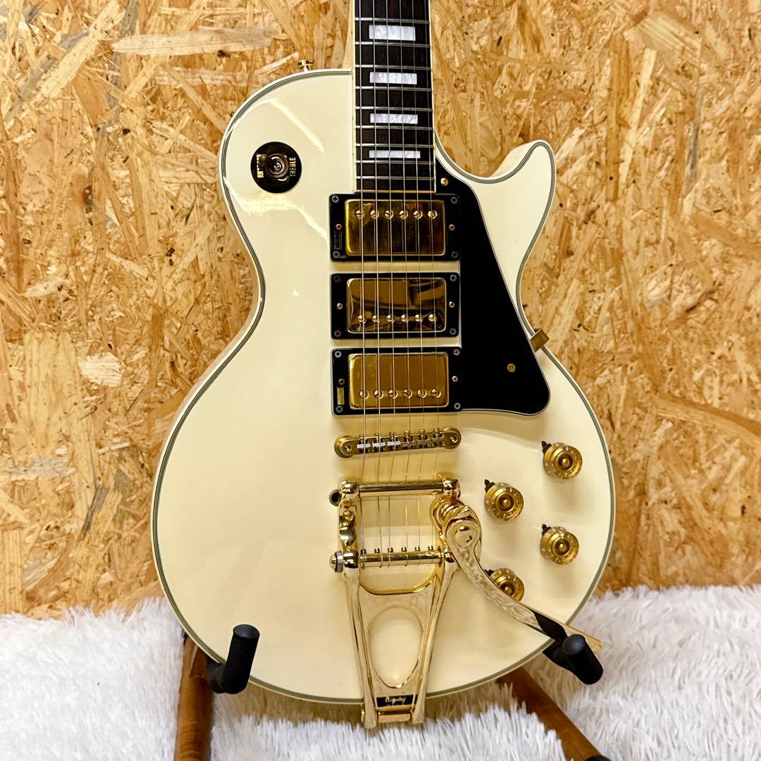Burny RLC-75(改) レスポールカスタム 3PU仕様 Bigsby搭載