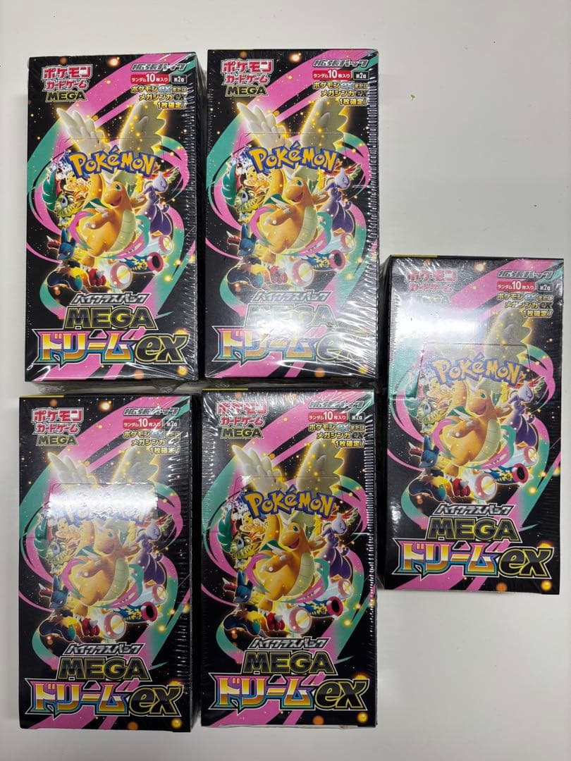 ポケモンカードゲーム MEGAドリームEX シュリンク付き　未開封