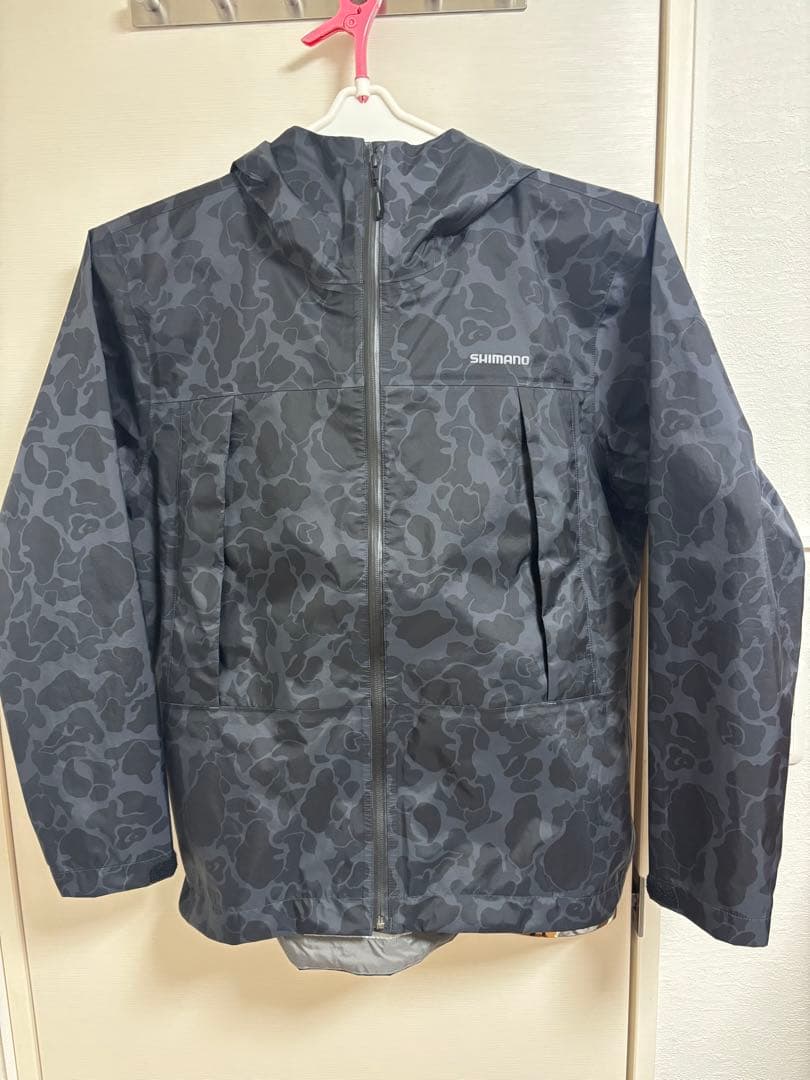 シマノ　3レイヤーレインスーツ RA-047X ブラックダックカモ　2XL
