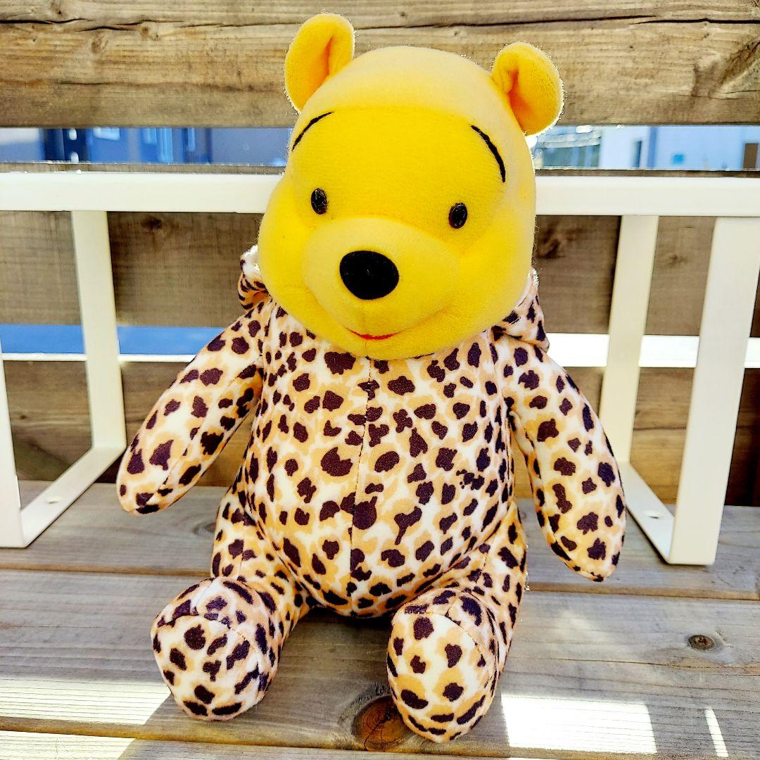 ディズニー くまのプーさん 着ぐるみ ぬいぐるみ 蜂蜜瓶 小物入れ 未使用 美品