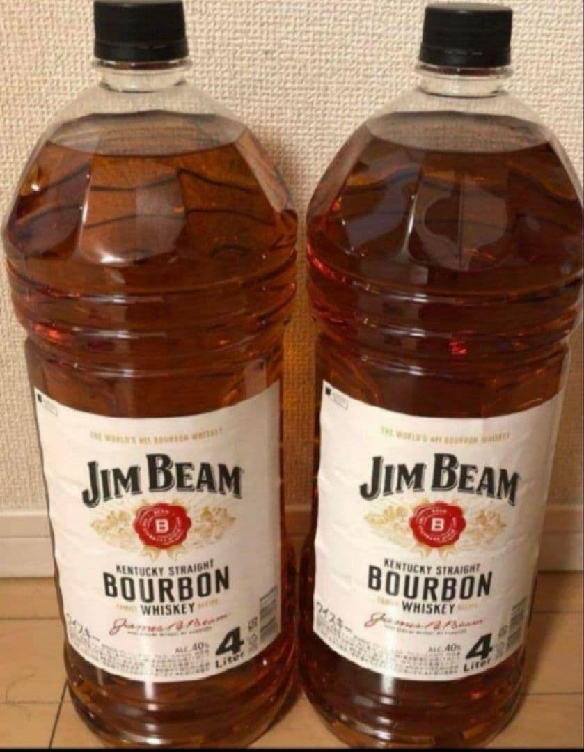 ⭐️最終値下げ【新品未開封 】ジムビーム ウィスキー 4L 24時間以内発送