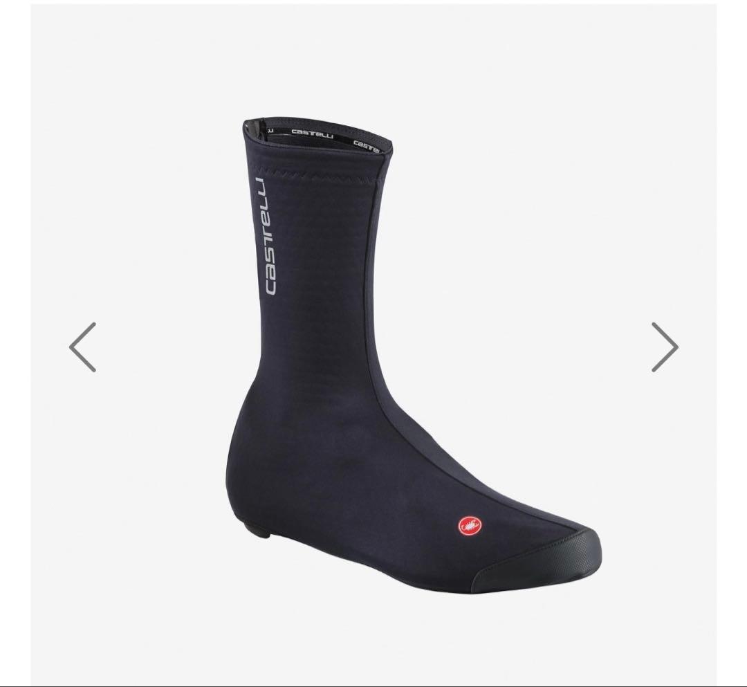 【新品】Castelli ブラック シューズカバーPolartec® Mサイズ