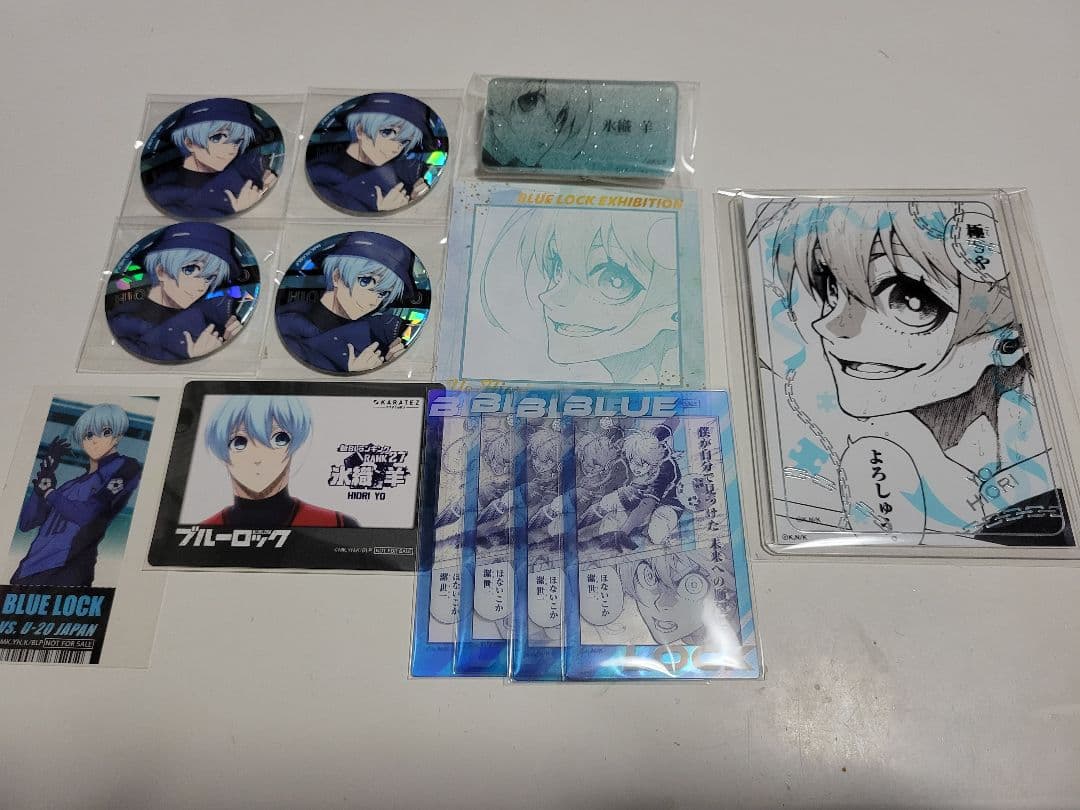 ブルーロック 氷織羊 缶バッジ アクスタ ネームバッジ クリカ
