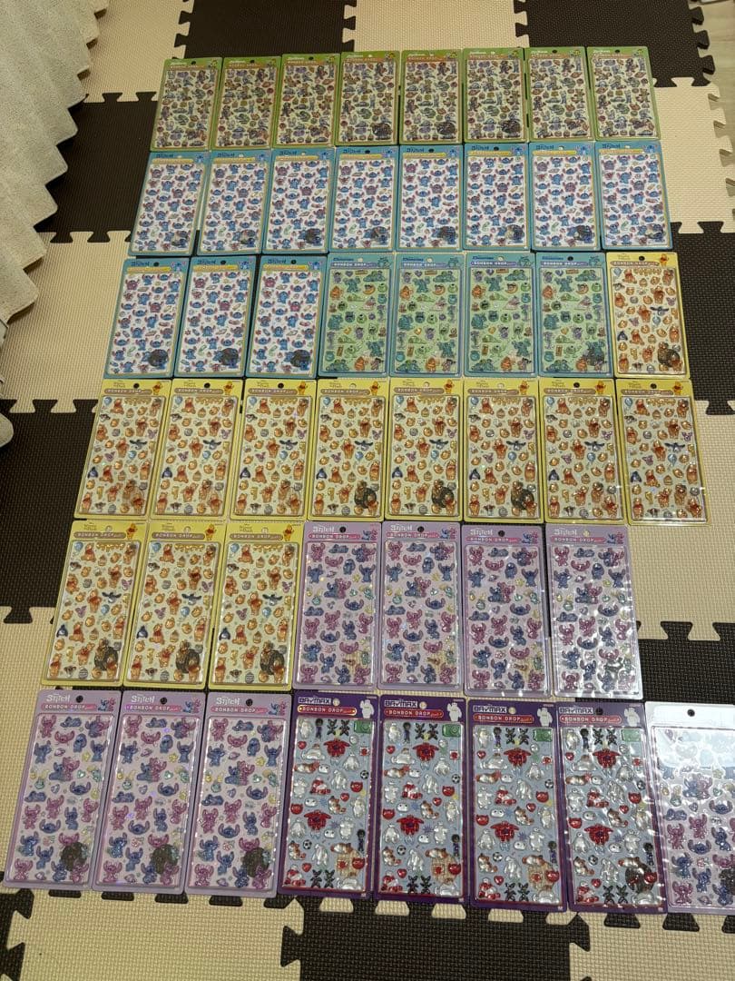 【公式】ディズニー ボンボンドロップシール 第2弾 36枚セット コンプリート