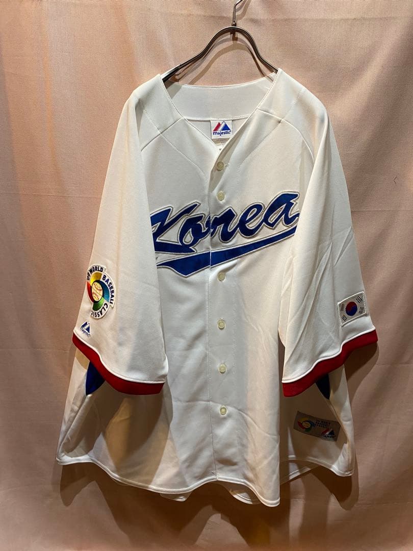 韓国代表　ユニフォーム マジェスティック WBC korea 2009 野球4X