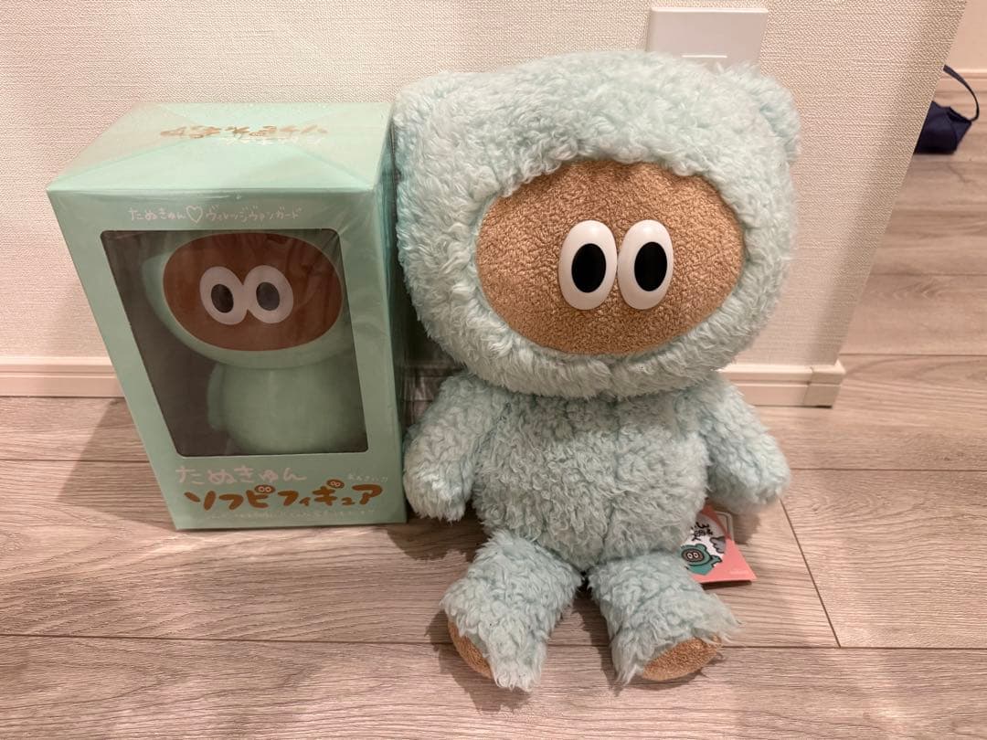 新品未開封★たぬきゅん★ソフビフィギュア★ぬいぐるみセット