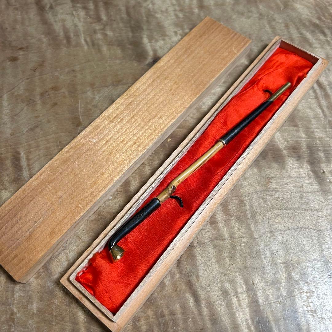 煙管 キセル 村田 k22刻印 金 銀四分一 煙草 k18