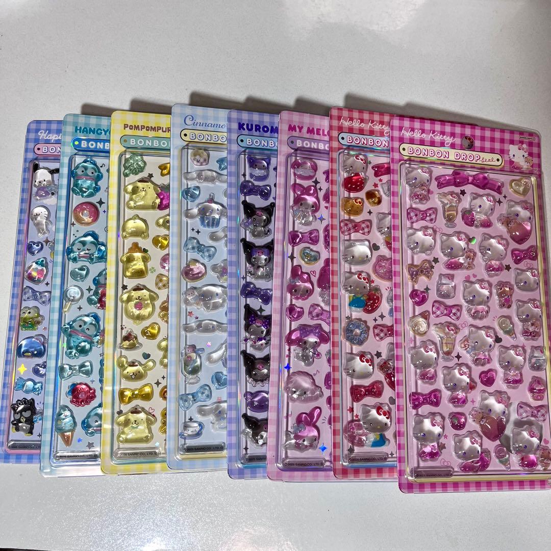 ボンボンドロップシール サンリオ全種類(大)