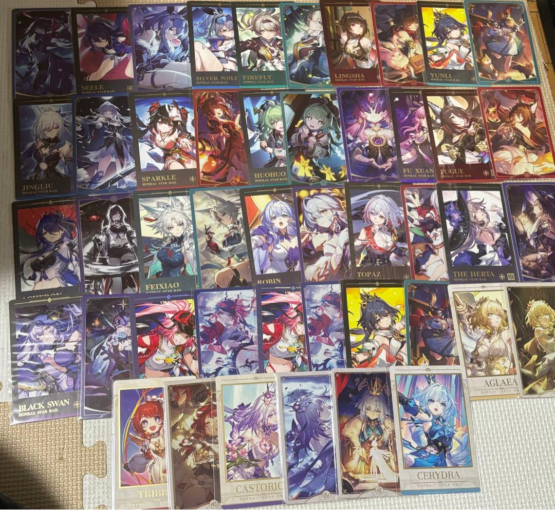 崩壊スターレイル ぱしゃこれ　カード 特典 非売品 タオバオ 公式　まとめ売り
