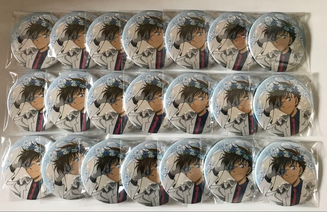 名探偵コナン 怪盗キッド 花冠 缶バッジ
