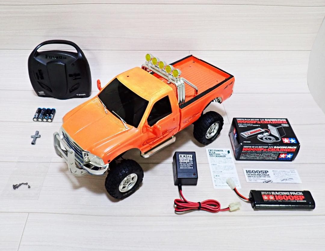 即走行可能 1/10 タミヤ フルセット フォード F-350 ハイリフト
