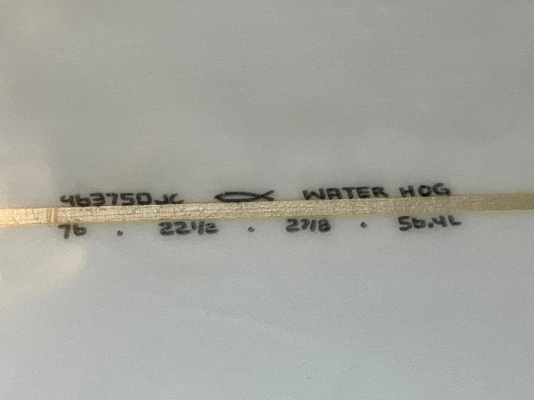 CI Waterhog 7’6 手渡し