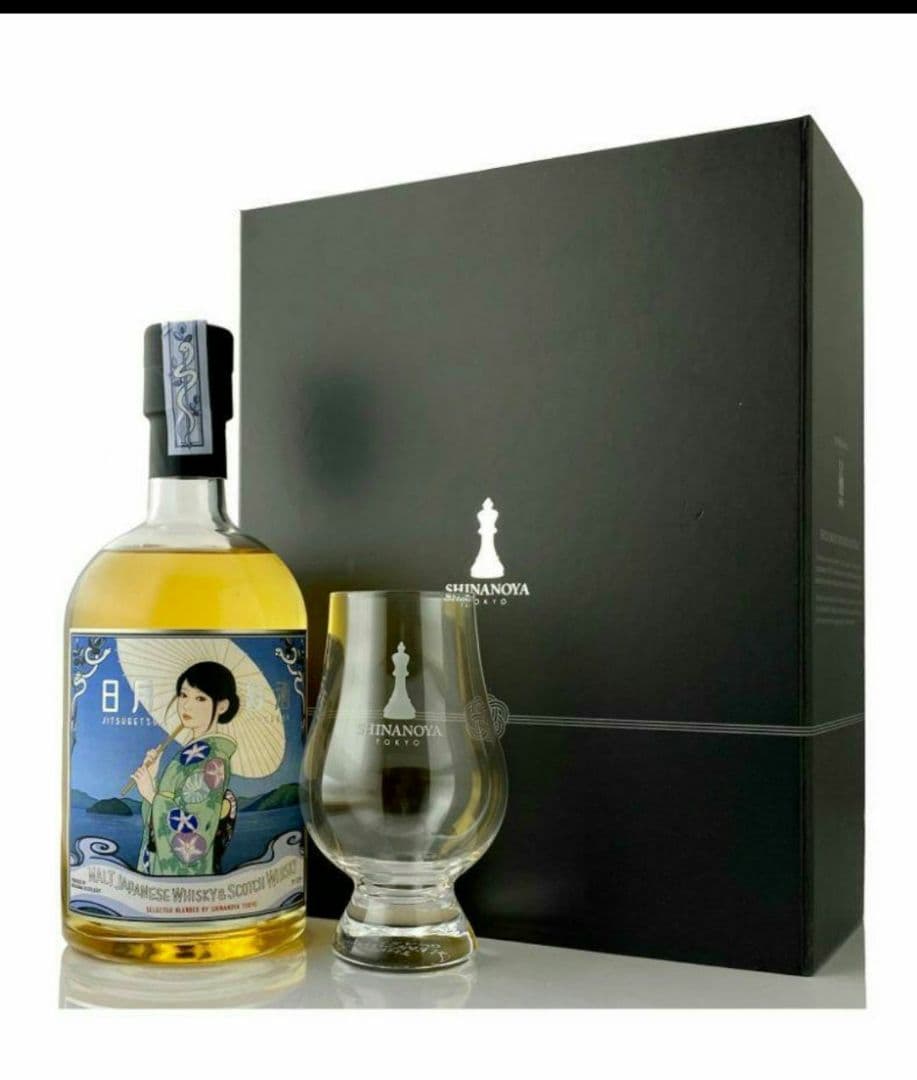 日月緑酒 ''湖水麗人''（グラス付きギフトセット）【長濱蒸溜所】