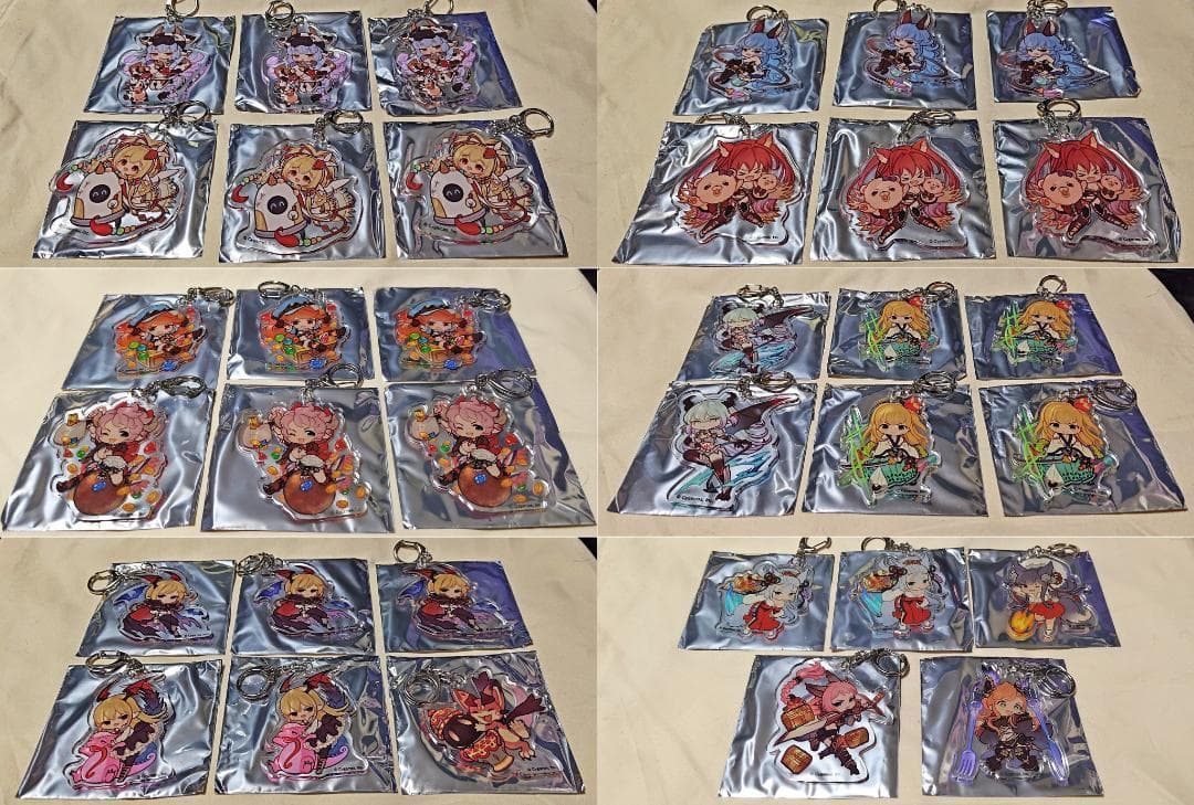 グラブルフェス メモリアルアクリルキーホルダー　35個まとめて