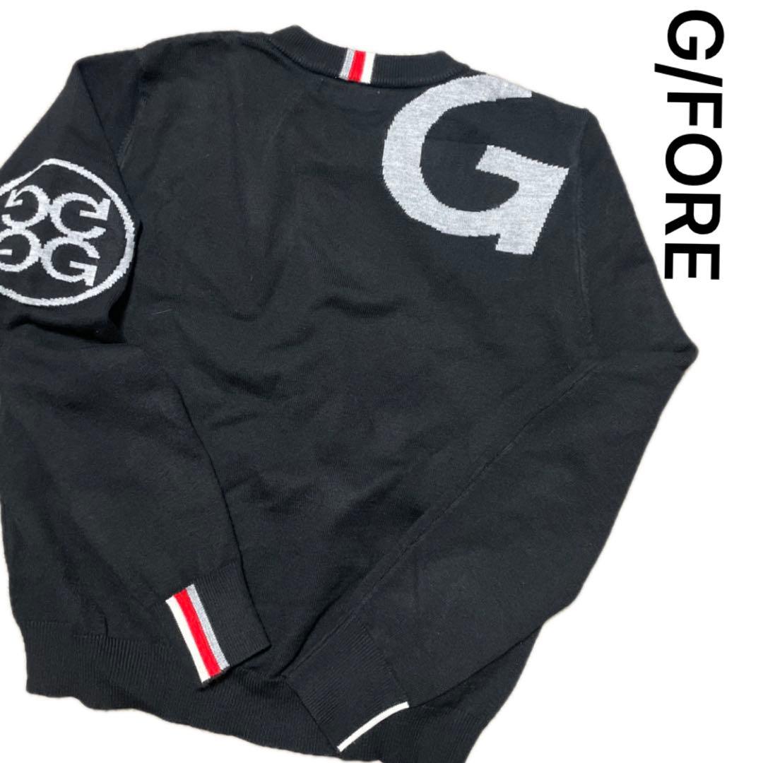 G/FORE ジーフォア 黒 Gロゴ セーター