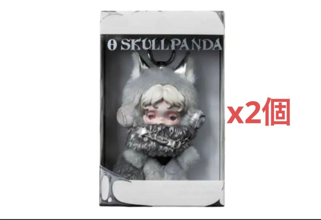 ポップマート スカルパンダ × XG ぬいぐるみペンダント