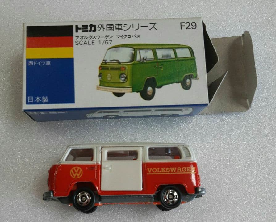 トミカ 外国車シリーズ F29 フォルクスワーゲン マイクロバス TOMY
