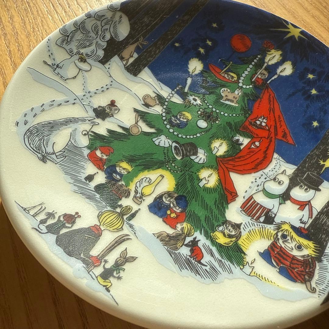 アラビア　ムーミン　ウォールプレート　クリスマス