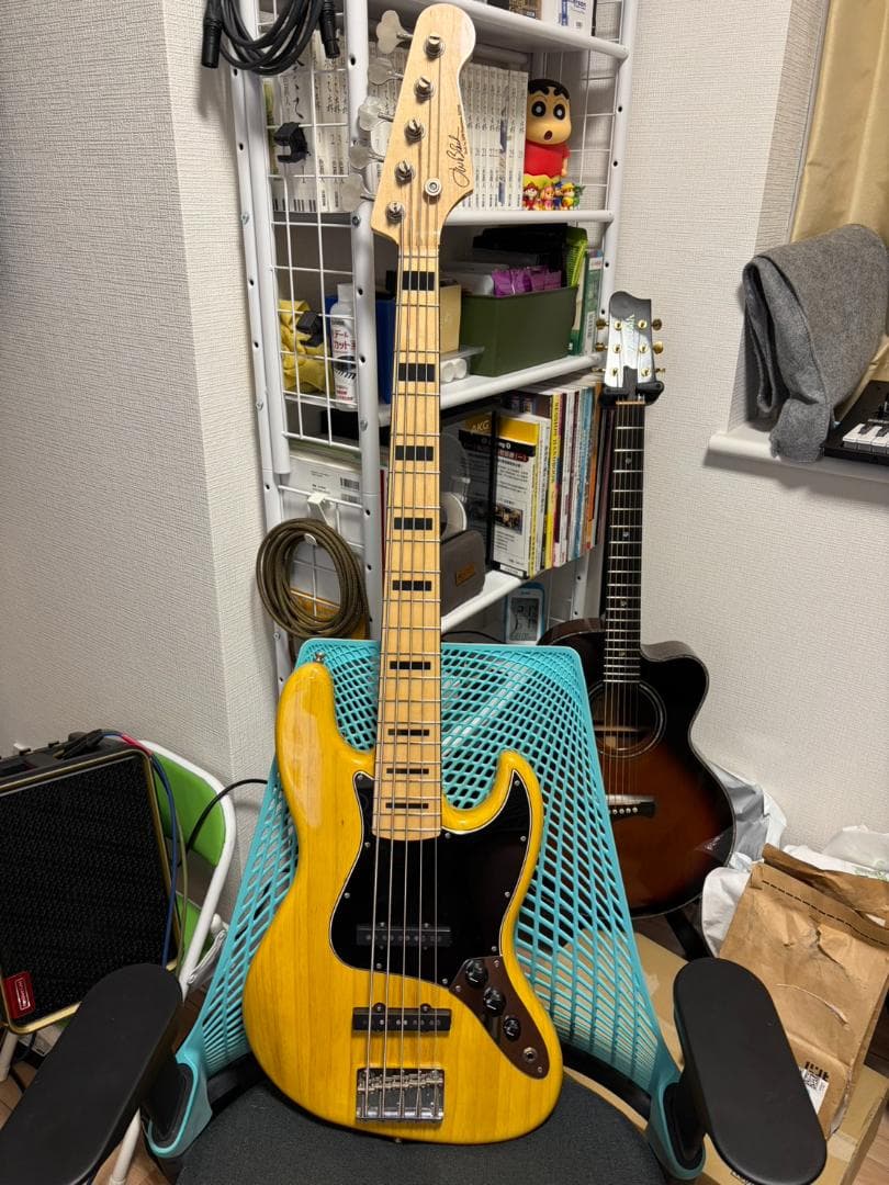 J.W.Black Guitars JWP-JP-JBV 五弦ジャズベース
