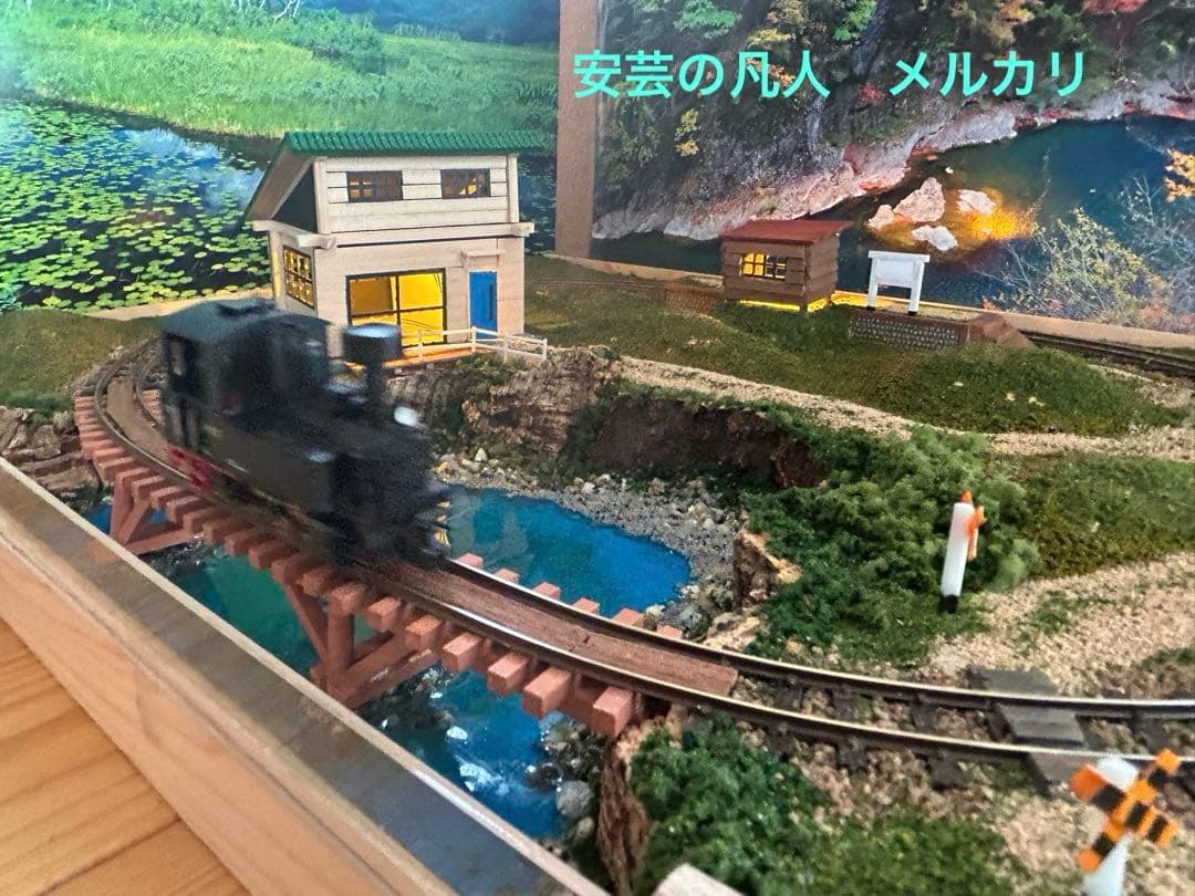 AYAHOナローレイアウト7 湖畔の風景アクリルケース付き