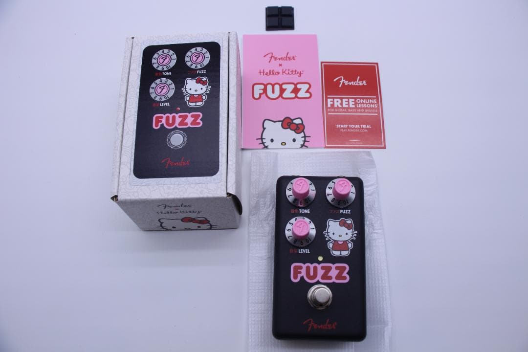 Fender Hello Kitty Fuzz エフェクター 黒 キティ☆