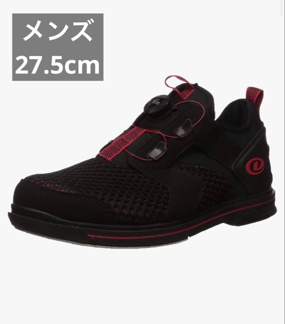 【新品未使用・箱有】Dexter メンズ ボーリングシューズ 黒 赤 27.5