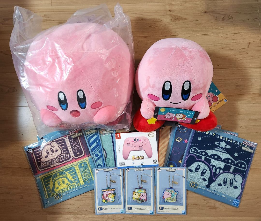 星のカービィ　Nintendo Switchコントローラー　一番くじ　セット