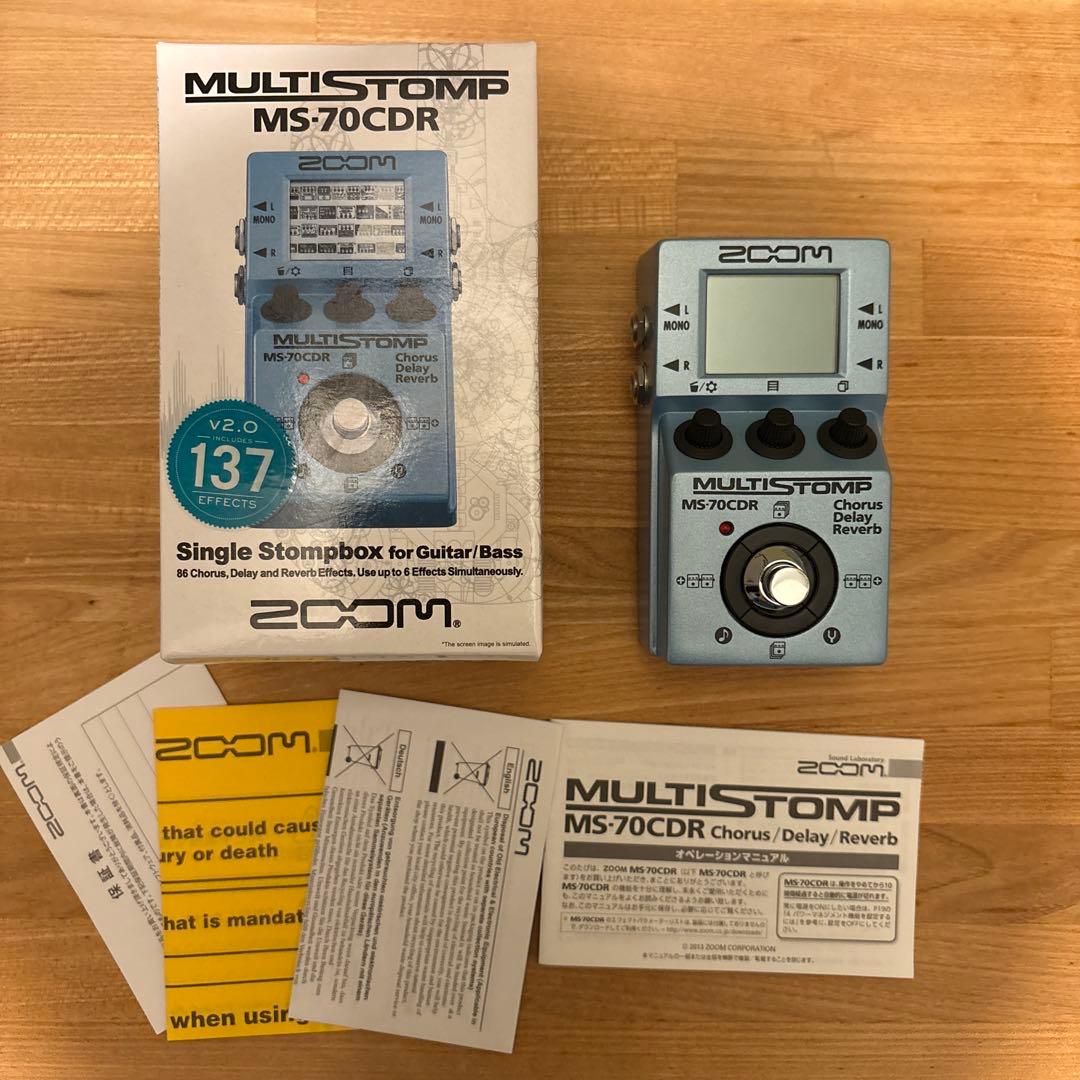 ZOOM MultiStomp MS-70CDR マルチエフェクター
