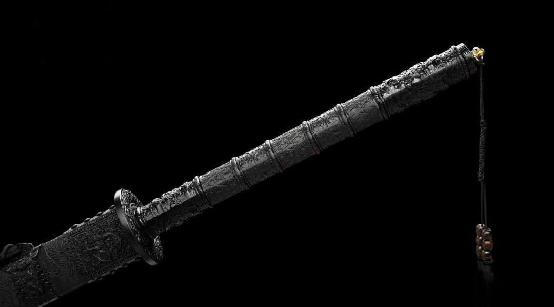 【戦竜康煕刀】古兵器 刀装具 日本刀　模造刀 居合刀 武士道 鑑賞用 美術刀