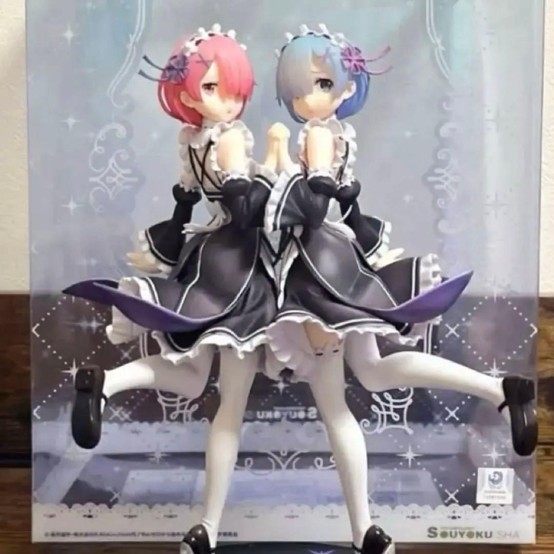 リゼロ　1/7スケール　フィギュア　レム　＆　ラム　Twins Ver.