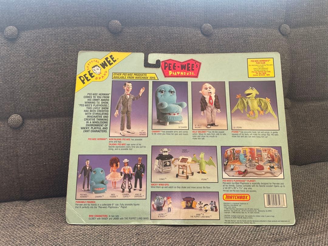 Pee-wee Herman フィギュアとスクーターセット　激レア　ヴィンテージ