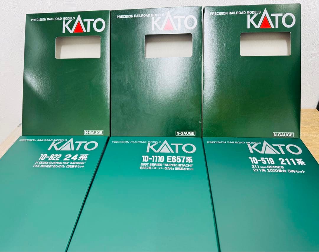 KATO 10-822 24系　10-1110 E657系 10-519