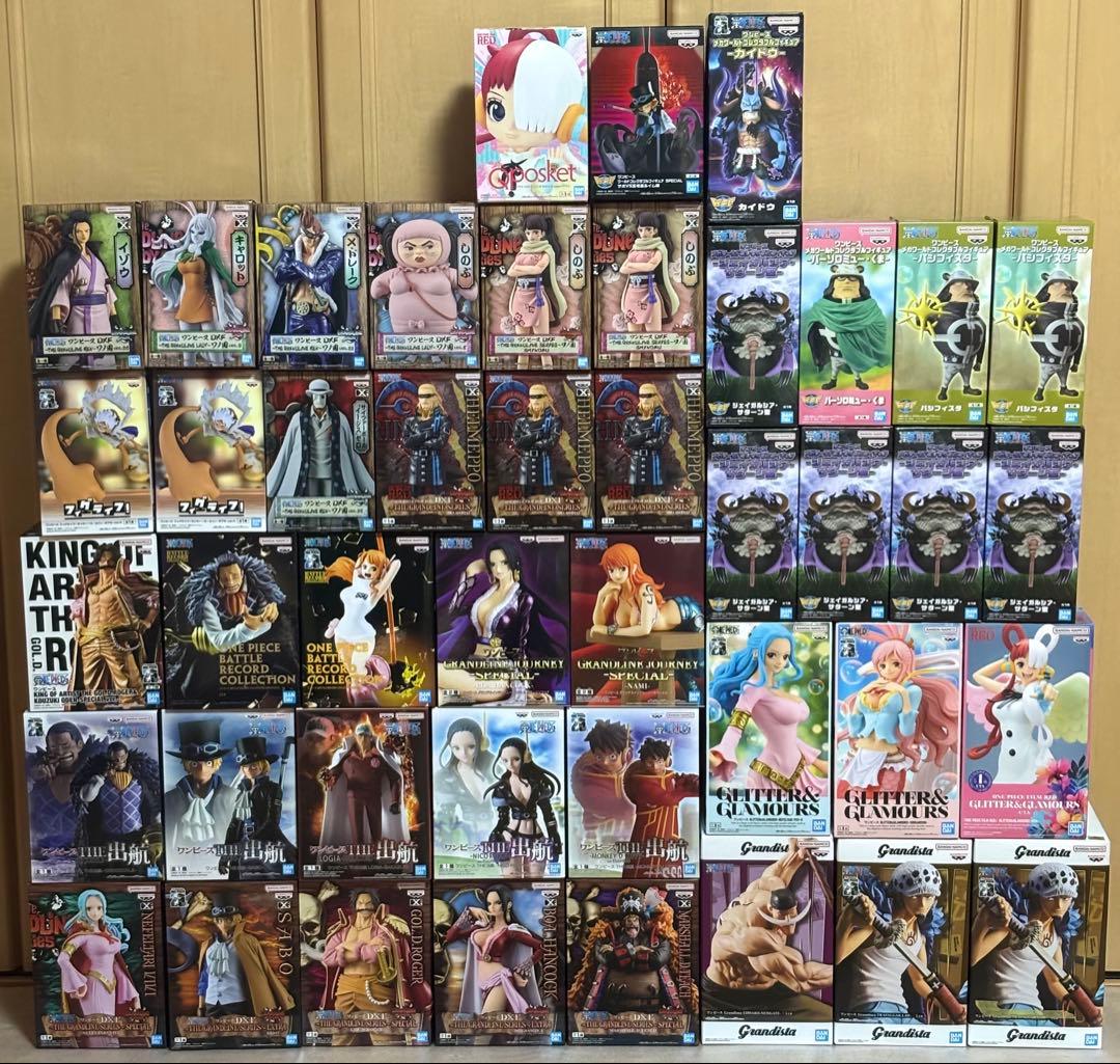 【未開封】ワンピース　フィギュア　44点　まとめ売り