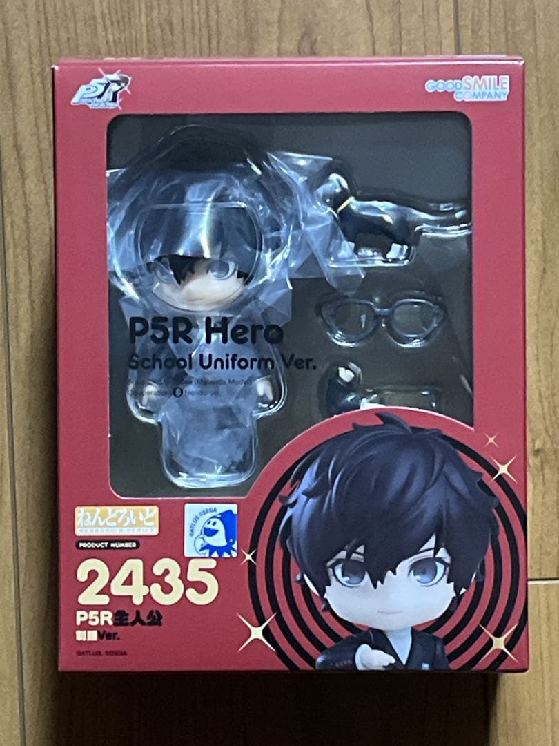 新品未開封 ねんどろいど ペルソナ5 主人公 制服Ver. ジョーカー 雨宮蓮