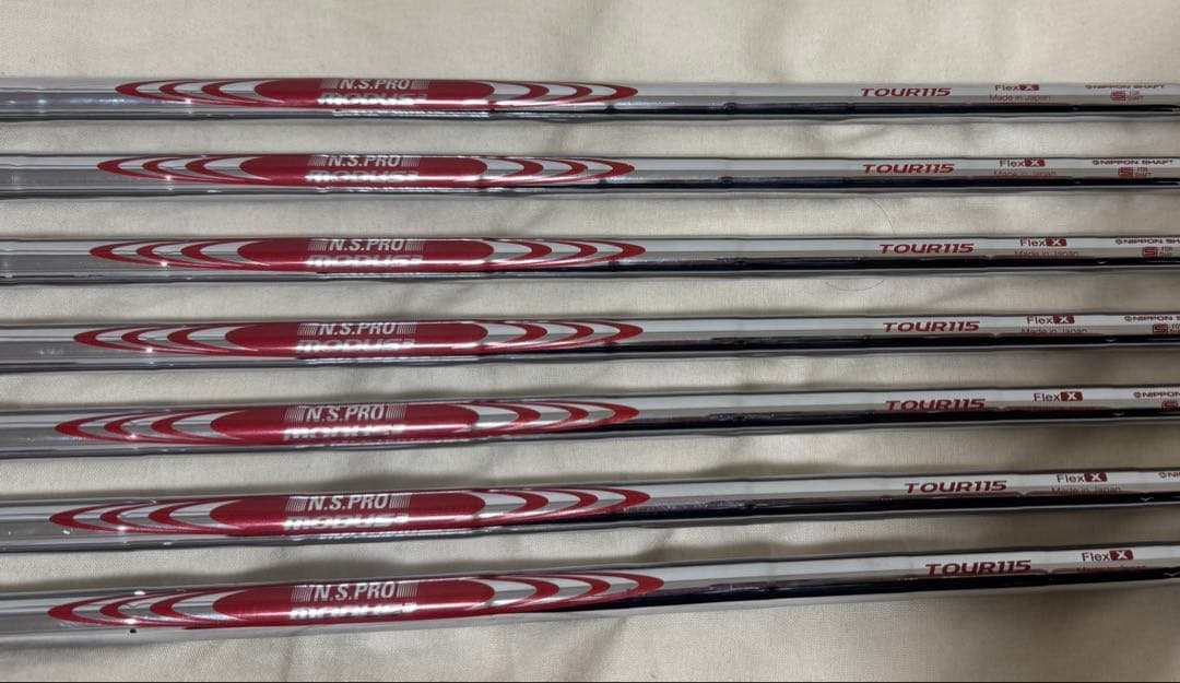 モーダス 115 X 4-P 7本セット　シャフト　modus 115 X
