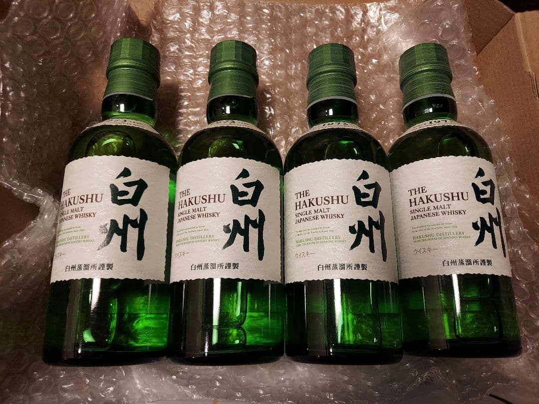 白州 180ml 4本 SUNTORY ウイスキー シングルモルト
