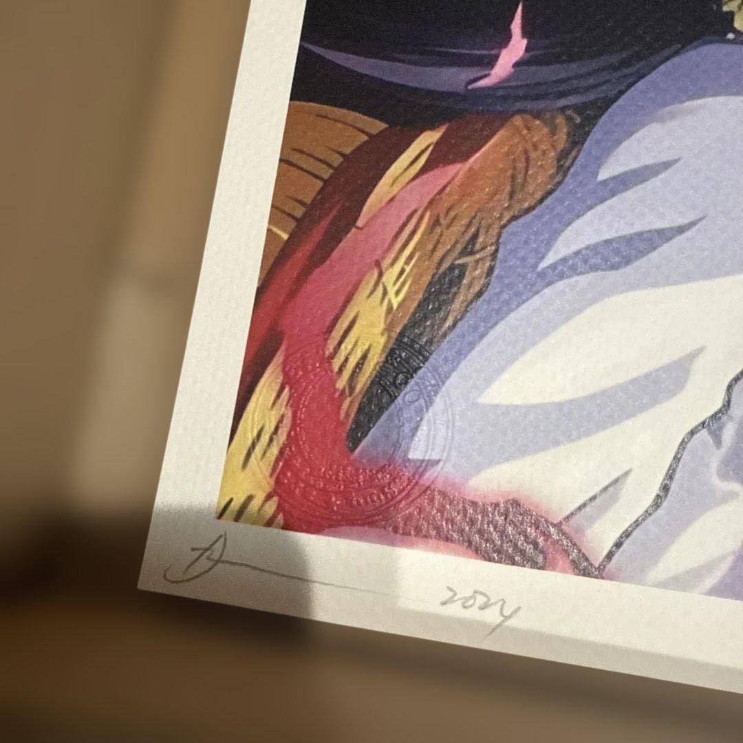 death nyc 現代アートポスター　ワンピース　ニカ　ルフィ　ヴィトン