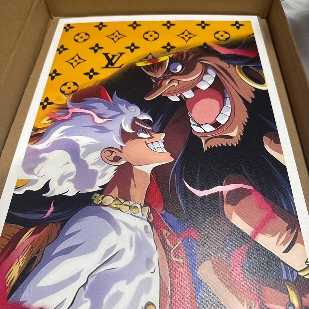 death nyc 現代アートポスター　ワンピース　ニカ　ルフィ　ヴィトン