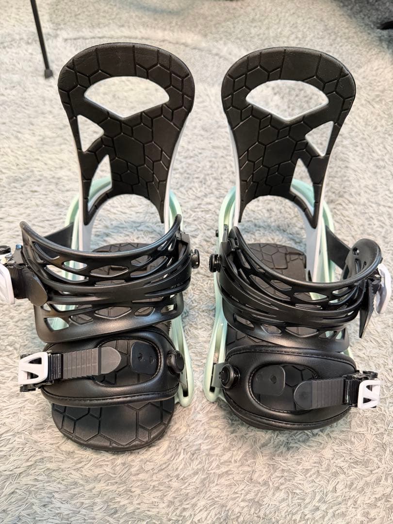 Burton スノーボードビンディング キッズ スモール ブラック/ミント