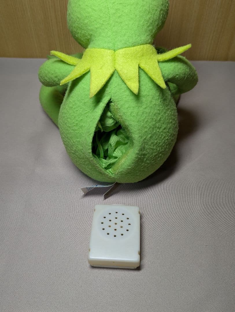 カーミット　おしゃべりぬいぐるみ　音声機能付き