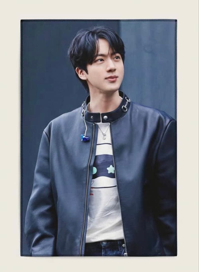 BTS Jin ソクジン ジン スローガンフェイスタオル 40×60cm