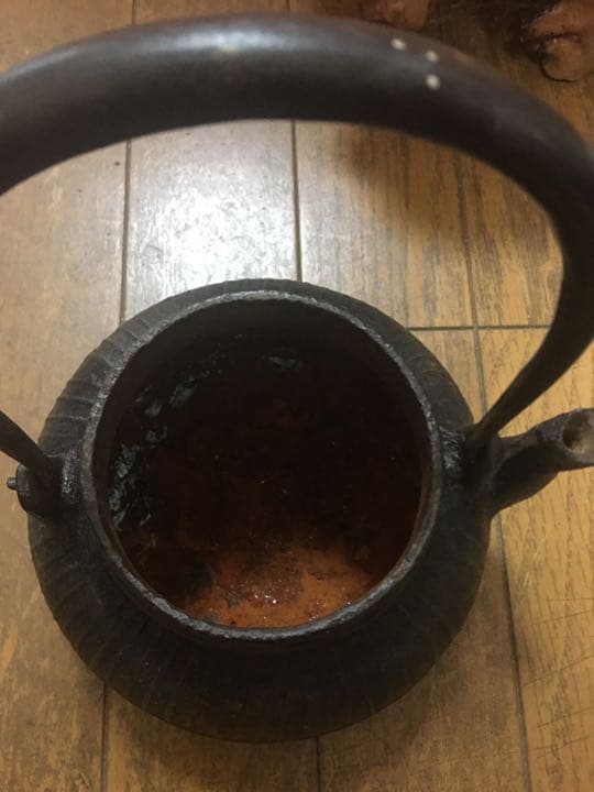 鉄瓶 茶道具 銀象嵌 銀摘