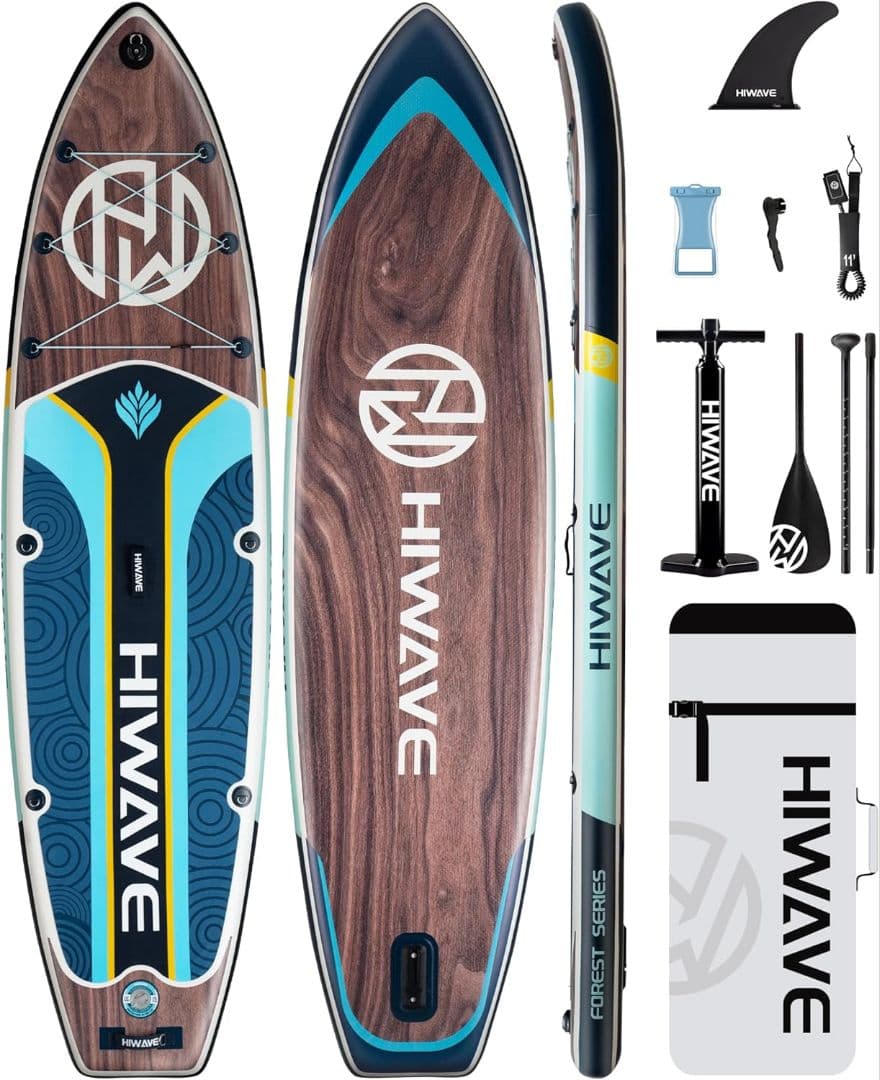HiwaveSUPボード空気注入式スタンドアップパドルボード。