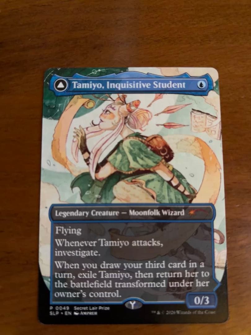 MTG《知りたがりの学徒、タミヨウ》 プロモ PROMO 英語
