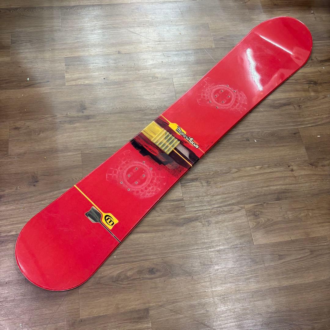 MORROW モロー FOCUS フォーカス 163cm スノーボード 赤 板